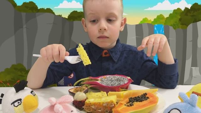Детские рецепты | Сладкая пицца | Пробуем экзотические фрукты