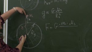 Физика 9 класс. Сила всемирного тяготения (для тела поднятого над поверхностью Земли).