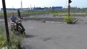 Дорога. скутер, безопасность.