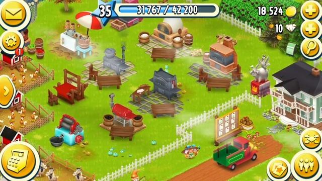 Hay Day#13/Фермерские советы/Путь к 100ур/Где беру опыт и монеты на маленьком уровне/Развиваем горо смотреть онлайн