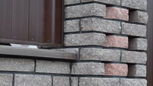 Кирпич колотый с двумя угловыми сколами | облицовочный