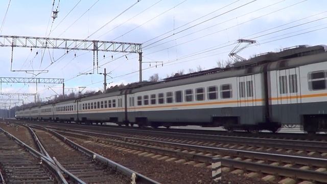 "Утренняя пятисоточка!" ЭД4М-0500 "ЦППК-Спутник", ст. Железнодорожная смотреть онлайн