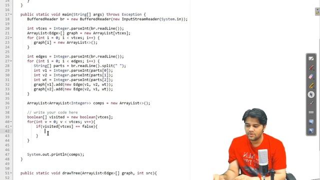 Get Connected Components of Graphs in JAVA | Data Structure and Algorithms