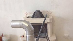 Подключение камина к кирпичному дымоходу