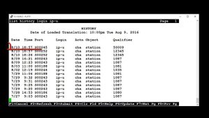 IP stations registrations and unregistrations in Avaya Aura Communication Manager history log