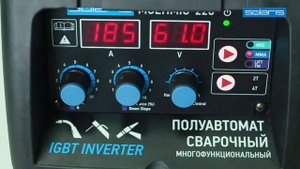 Полуавтомат сварочный многофункциональный Solaris MULTIMIG-228 (MIG-MMA-TIG) видео обзор