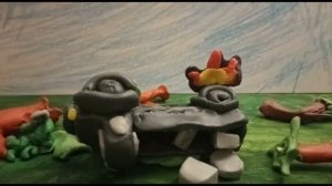 Новое начало (мультик из пластилина) (мультики про танки).