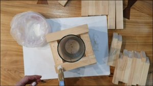НЕ выбрасывайте обрезки реек!!!Можно сделать необычный декор для дома!