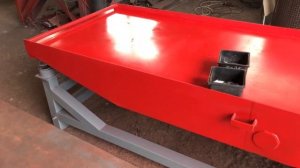 Вибростол-транспортер (виброконвейер) ВК-1 видео работы