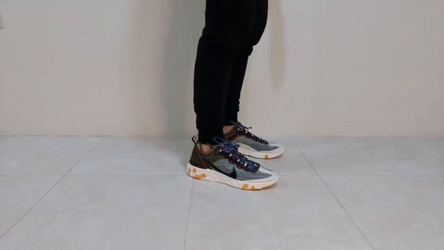 Nike React Element 87 on feet смотреть онлайн