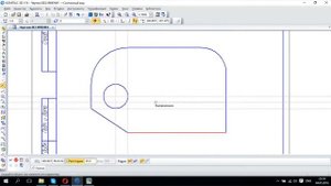 Компас-3D. Урок 1: Построение пластины.