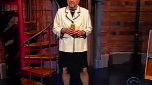 Gerard Mulligan as Condoleezza Rice—Letterman show