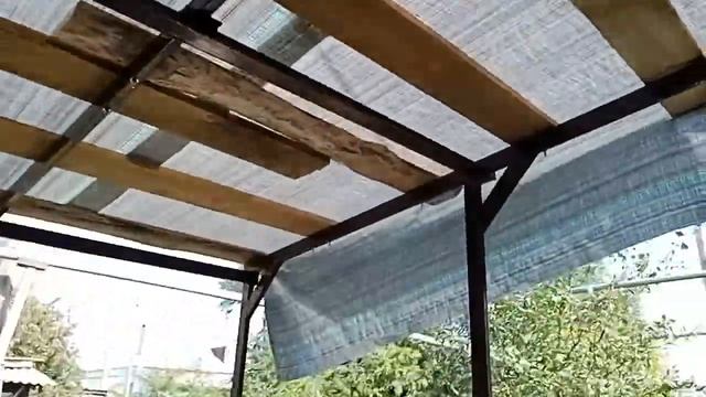 Дешёвый вариант навеса для бабушки Максимовной смотреть онлайн