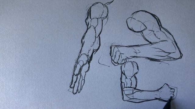 Anime Manga Arm Sketches - TMS (Arm Anatomy) смотреть онлайн