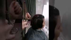 Как стричь каскад на длину волос до плеч?