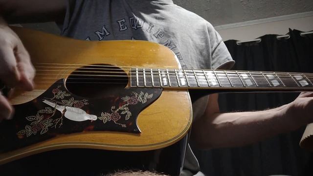 1968 Gibson Dove Demo... Bad Company Seagull vocal backing track смотреть онлайн