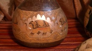 Сувениры из тыквы лагенарии. Часть 1.