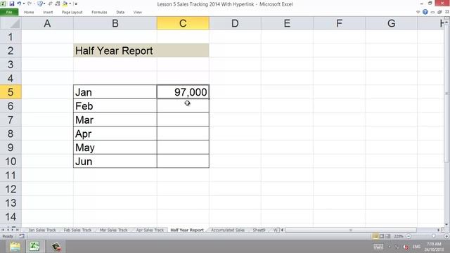 Excel Basic Lesson 51: Linked Cell