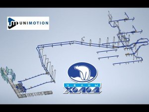 Комплексная автоматизация 2х упаковочных линий мороженого  / Automation of ice cream packaging lines