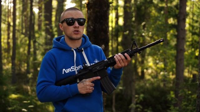 Сравнение огнестрельной AR-15 с GBB M4A1 MWS от Tokyo Marui смотреть онлайн