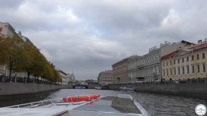 Прогулка на катере по рекам и каналам. С Гидом. Питер. Ч2