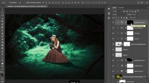 Fantasy Manipulation Photoshop Tutorial - Read Books in the Forest