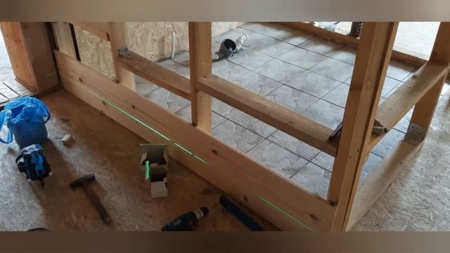 Фальшбрус своими руками внутренная отделка дома .1серия