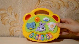 Музыкальное пианино 5099 с животными английская озвучка