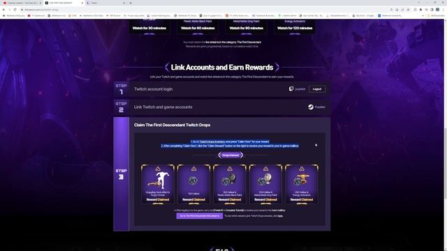 How To Claim The First Descendant Twitch Drops!
