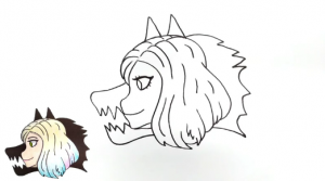 Рисуем Энид Синклер Уэнздей