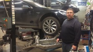 Ремонт и усиление крепления электромотора Tesla model s