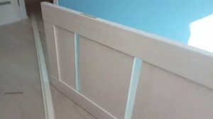 Замена стекла в царговой двери. 2 часть.