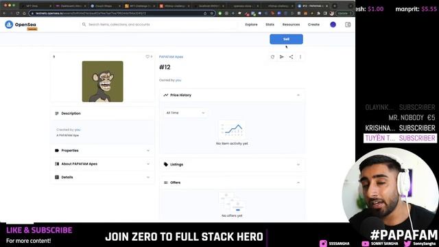 ? NFT DROP React.js Challenge | Day 3 (Sanity CMS, NFT Drop thirdweb, Next.js, Typescript, Tailwind смотреть онлайн