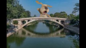 Бен падает в разных местах