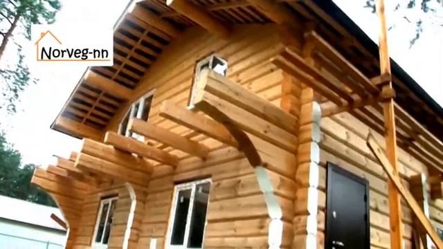 Строительная компания "NORVEG-NN". Срубы для дома и бани. смотреть онлайн