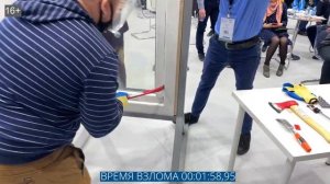 Краш-тест противовзломного окна ФАВОРИТ СПЭЙС от Deceuninck (_Декёнинк_) на выставке Mosbuild-2021