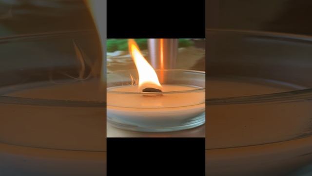 Соевая свеча с деревянным фитилём