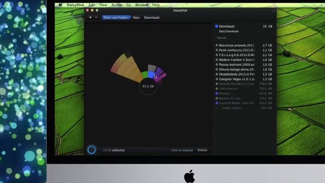 Визуализатор дискового пространства DaisyDisk для Mac OS X смотреть онлайн
