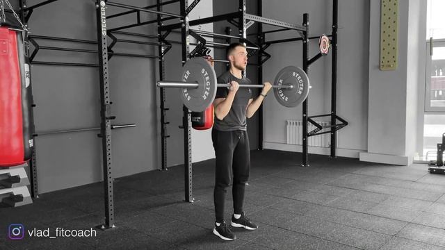 Сгибания рук со штангой на бицепс стоя – техника выполнения смотреть онлайн