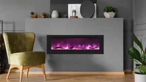 Линейный электрокамин  Royal Flame Galaxy 50 RF в интерьере