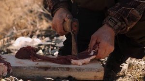 Готовка тура в горах Кавказа!