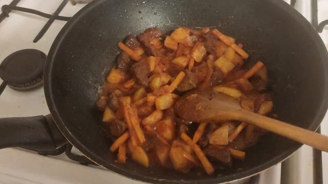 Узбекский Рецепт - Макароны с Мясом