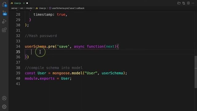 ?  mern stack tutorial project #12. Hash User Password | mern stack project ?