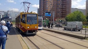 Трамвай 71-608КМ (КТМ-8М) Буксир.