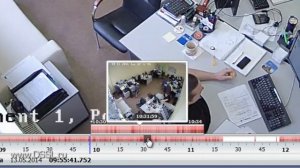 Поиск в архиве видеонаблюдения по интенсивности движения - Timeline Heat Maps  в TRASSIR 3.2: