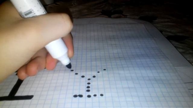 Как рисовать по клеточкам напиток