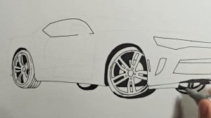 Как нарисовать Chevrolet Camaro | Бамблби