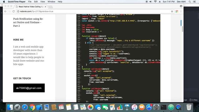 React Native Video Calling App – Part 8 смотреть онлайн