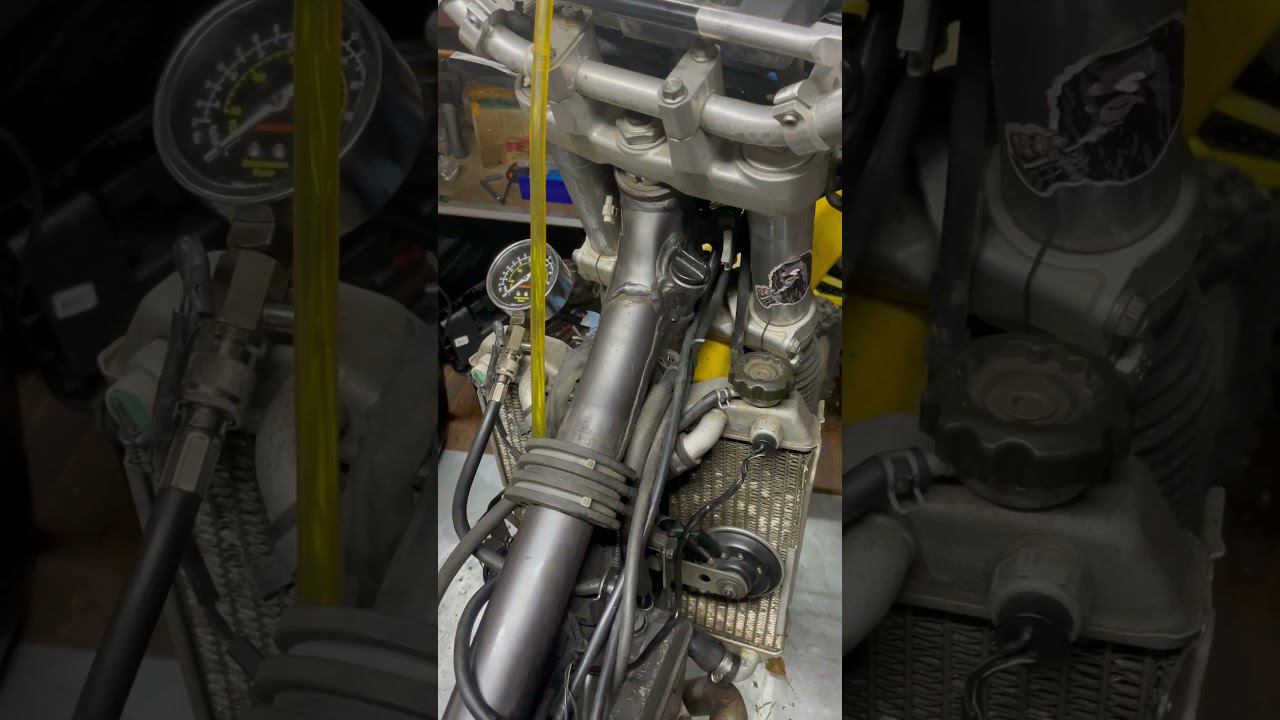 Замеряем компрессию на Suzuki DRZ400 смотреть онлайн