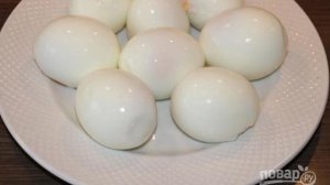 Салат Кальмары с яйцом